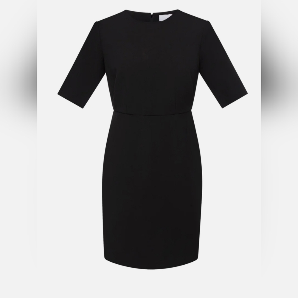 New Laws Of Motion The Alpha Black Sheath Dress Size 8 Stretch Classic Tailored - Picture 2 of 16